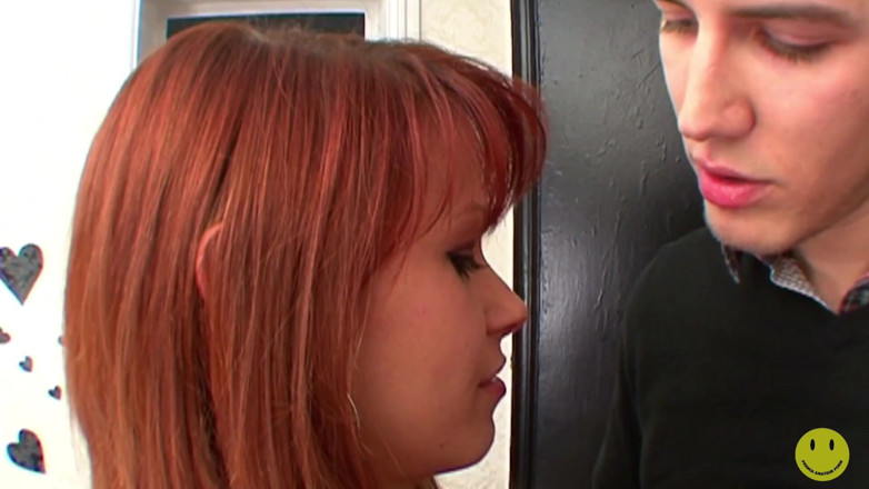 French Amateur Porn: The Sweet Little Redhead MILF Roxane Dumanoir Gets Fuckd in...