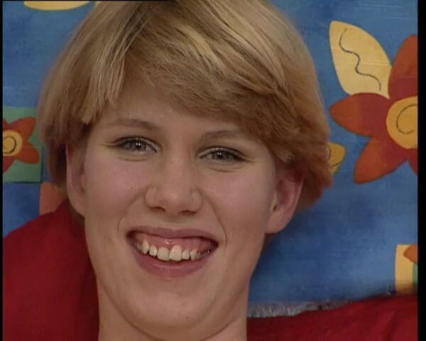 YOUR FIRST PORN: Madlene Has Fun in 4 Positions with the Dildo