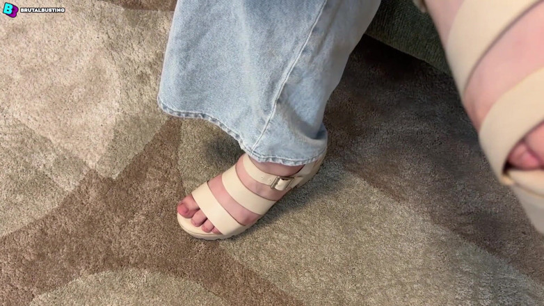 David Marcek: She Crushed His Fucking Testicles with Her Dirty Heels! Blue...