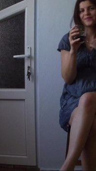 Sexy Teen Imbibe Juice to Make Herself Pee