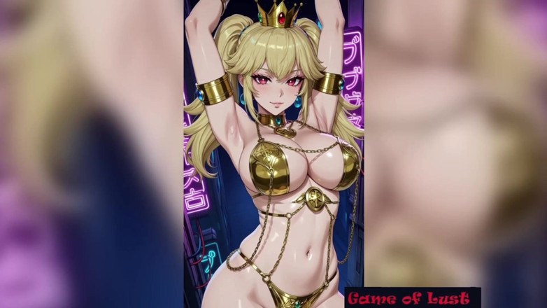 Game of Lust 3D: Gol цицькасті принци, персик, дражнить, мультфільм анімація