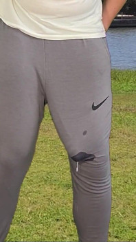Big Monster Cock in Grey Sweatpants Cumhot