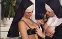 Vintage megastore: Secret Vices of Lustful Nuns Palpating and Caressing Oiled Tits...