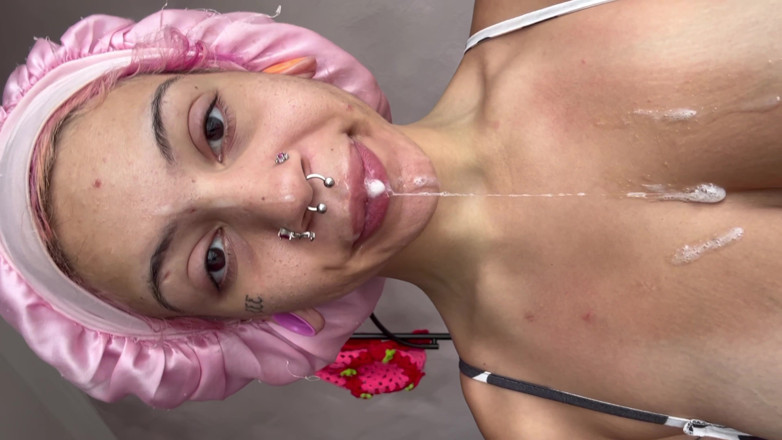 Nali Marie: POV Facial Cum Play Slow Motion Boob Bouncing Huge Cumshot