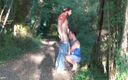 FRENCH HOLES CREAMPIED: Juan perez used raw by Enzo Rimenez in forest cruising