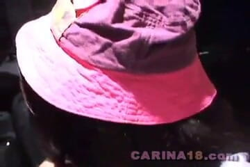 Carina 18: Sexy Carina 18 records her amateur masturbation session