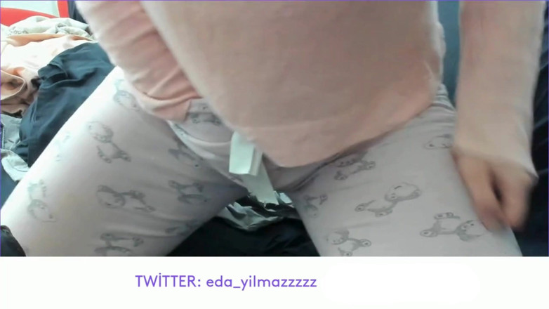 bigass_sexy_bigboobs: Amsturbation in Pajamas- Turkish MILF- Turkish Porn