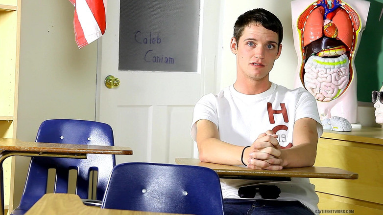 Teach Twinks: Divoká kočička Caleb Coniam Chats