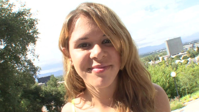 Xtime Network: Horny teen rides a stiff dick while bouncing her juicy...