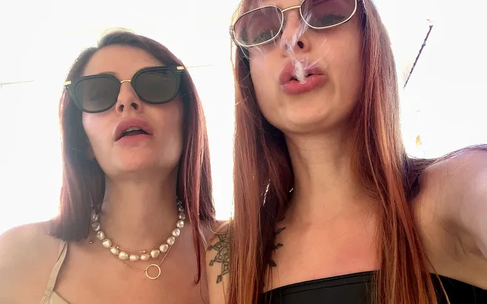 Petite Princesses Femdom: Princesses Kira and Sofi - POV Female Domination Outdoor