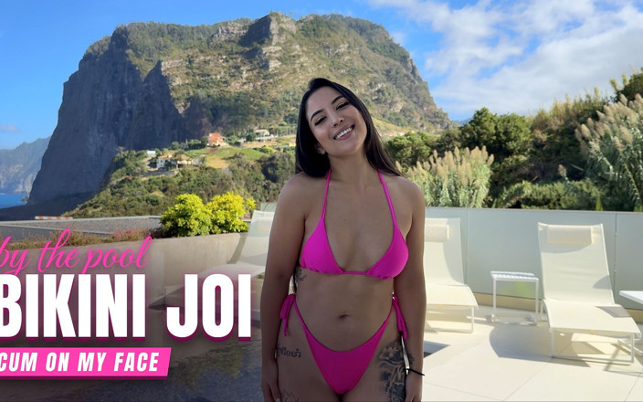 Itsxlilix: Bikiny JOI u bazénu - stříkání po celé mé tváři