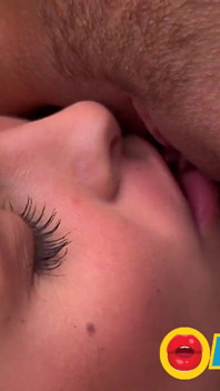 Big tits blonde and small tits brunette have lesbian sex