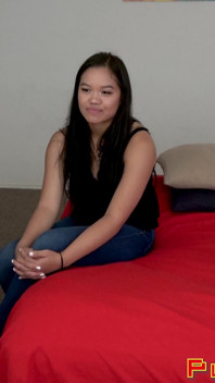 Kaylani Kao's Audition - Round 1 - Creampied in Her First Porn!
