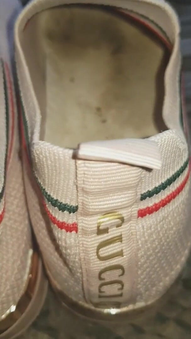Simp to my ebony feet: come and look inside my dirty 3 days worn trainers