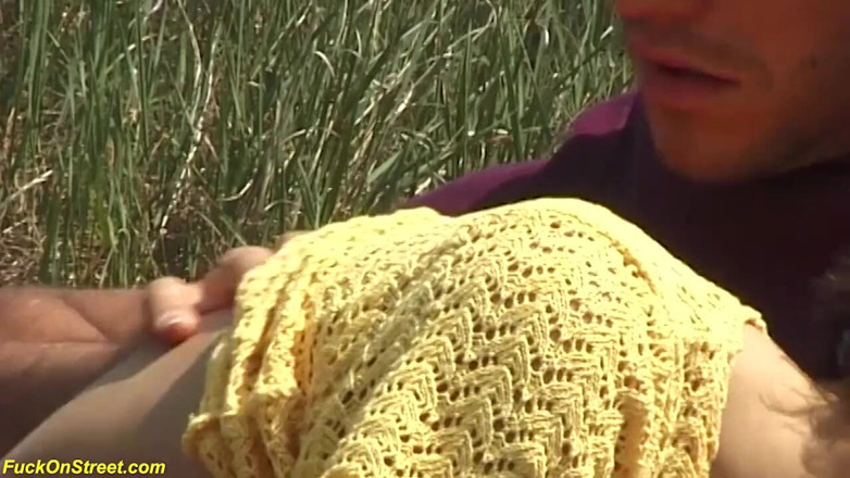 Goldwin pass: Her first-time rough anal sex outdoor