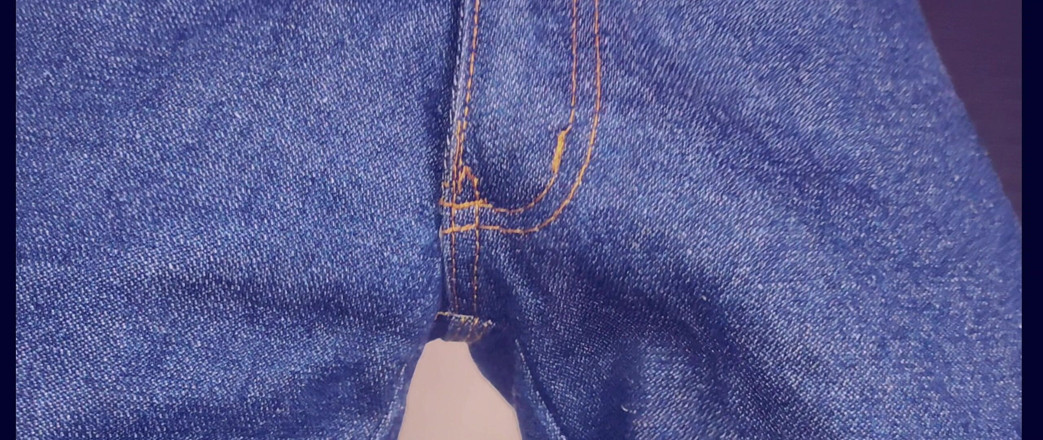 Stink HairyMale: Aku akan cum dengan celana jeansku