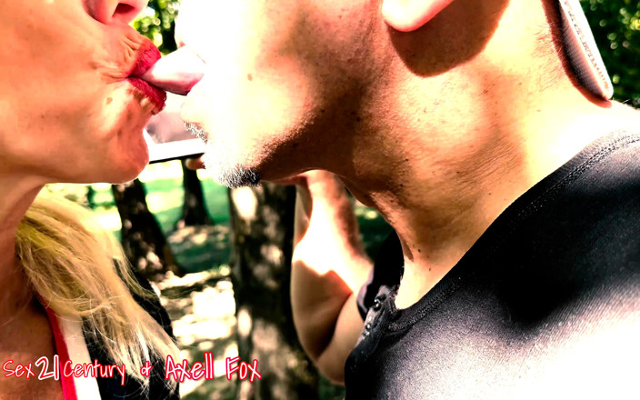 Axell Fox: Outdoor Pickup French Blonde MILF Axell Fox