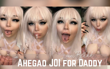 LexxiBakk: 아빠를 위한 Ahegao JOI