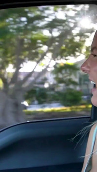 Sexy 20 Year Old Blonde Cheats on Her Boyfriend in Parking Lot -lacy Tate