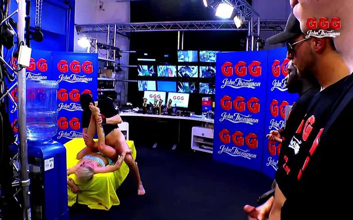 Gang Bang Germany: GGG Джон Томпсон, Буккаке лучшее от гэнгбэнга, минета и траха