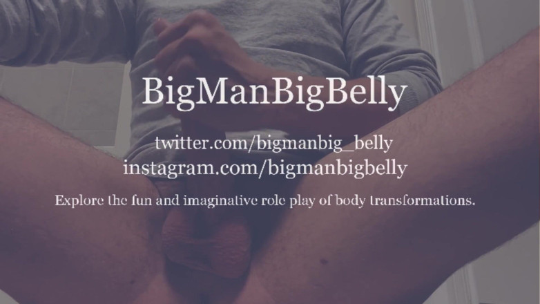 BigManBigBelly: 肥胖的爆炸性充气城市男人