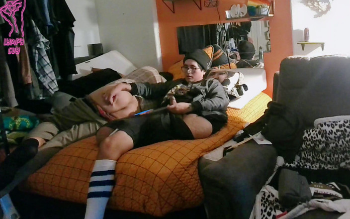 Lymph Guy: Papai deixa seu garoto deficiente foder sua bunda