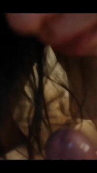 Cum in Mouth and on Tongue