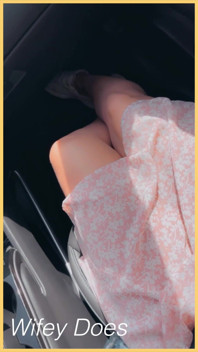 Compilation - Wifey Flashing Her Tits in the Car