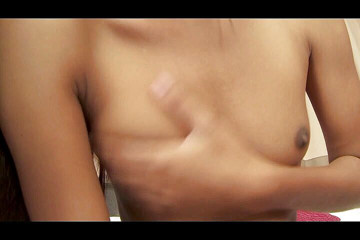 Tranny Fantasy: Breathtaking Asian tranny gapes her tight little hole with a...
