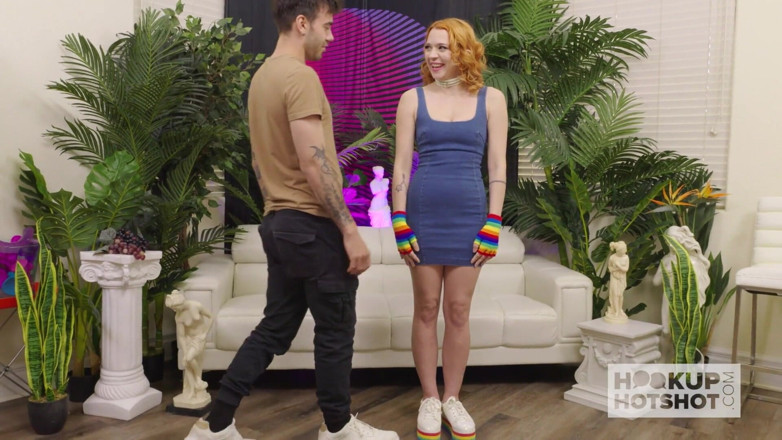 Hookup Hotshot: A Big Dick Wrecks Ginger Whore Riley Jean's Pink Holes...
