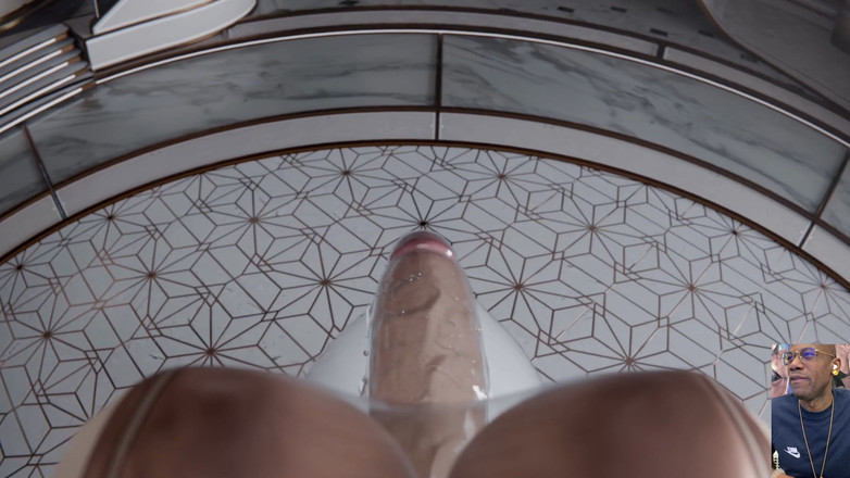 L6RD7BLU3 FUTA: Thicc Fat Ass Ana Anal rucha swoją transseksualną pasierbicę, Eve...