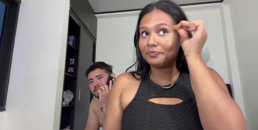 EMY_AND_JONH: 메이크업 튜토리얼이 잘못되고 내 입에 사정하게 됐어