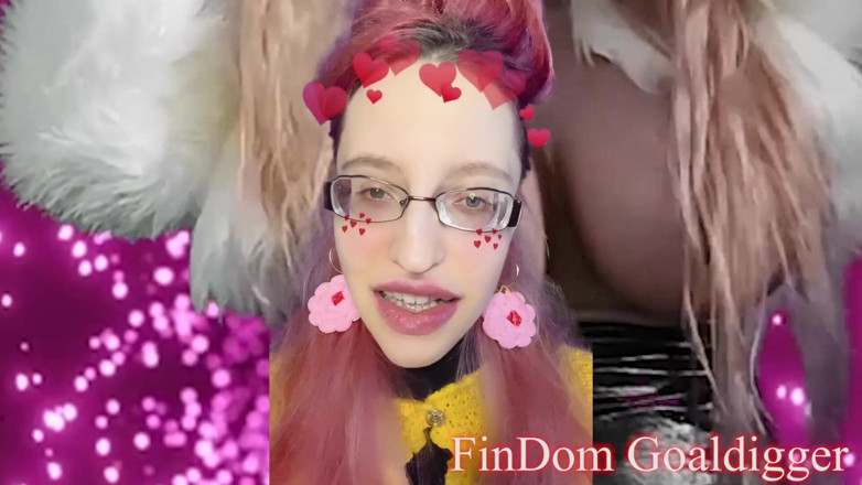 FinDom Goaldigger: Nettes schlampenmädchen transformation