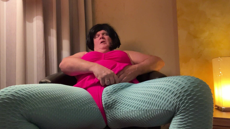 Nylon-Lottchen: Leggings de yoga com traje de banho