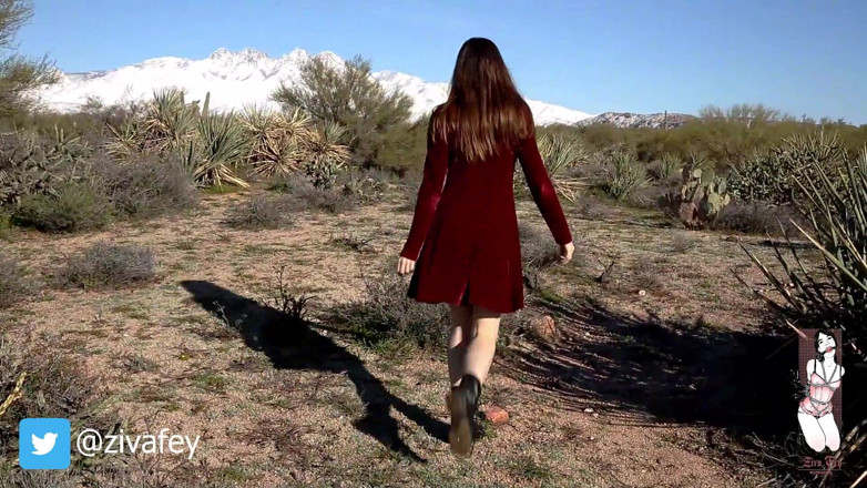 Ziva Fey: Ziva modeling at Four Peaks