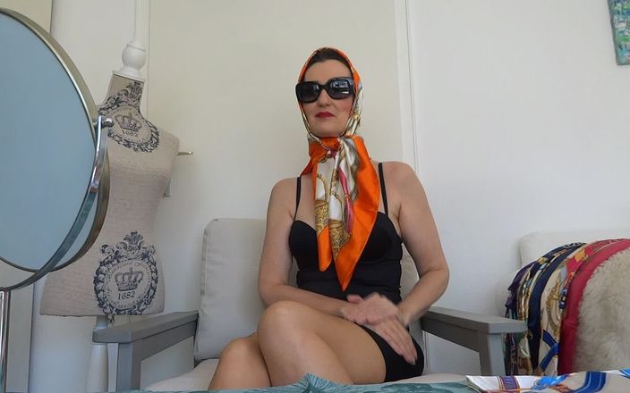 Lady Victoria Valente: The Satin Shawl Fitting Studio: 7 new headscarves shoulder scarves