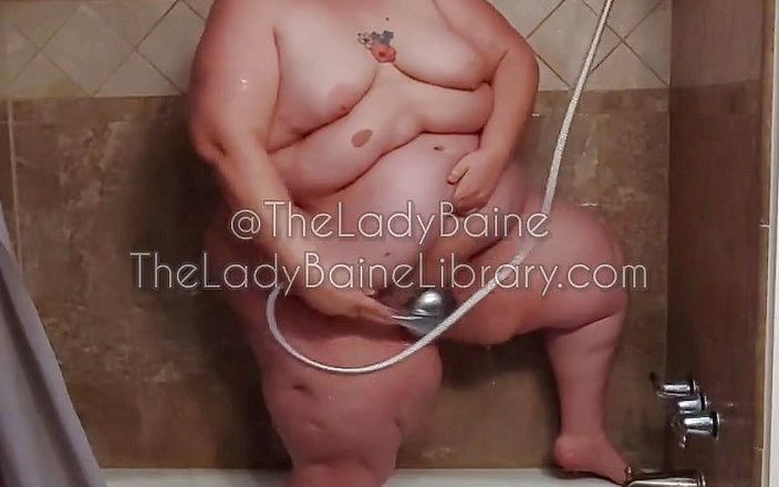 Lady Baine Presents: SSBBW quick morning shower