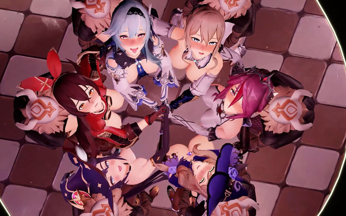 MikuMotion: Multiplayer Premium [MMD] Honkai: Star Rail Alle Mitglieder Schwanger Russisches Roulette...
