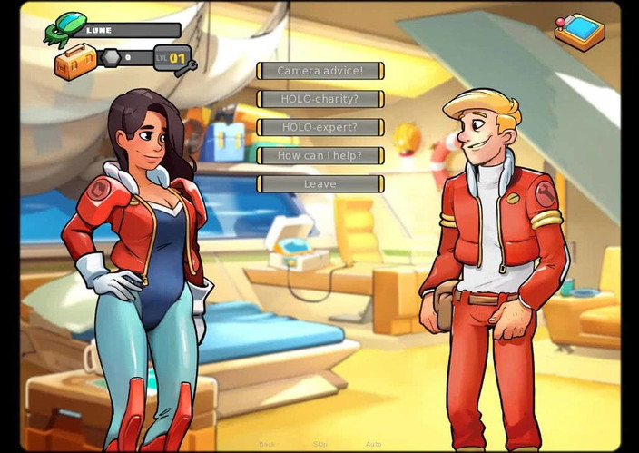 Dirty GamesXxX: Codice di salvataggio dello spazio rosa: verso l'astronave