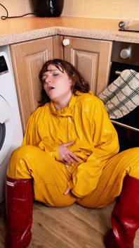 Rainwear Sluts Bukkake Piss Party