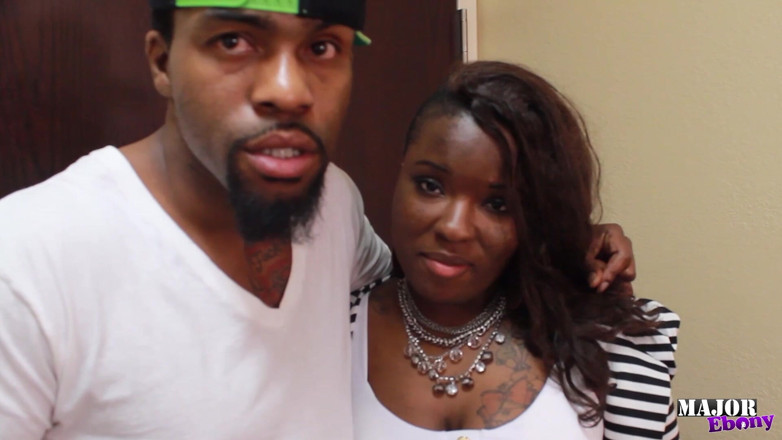 Major Ebony: Rome Major Recruits Busty Ebony Girl for a DP Threesome