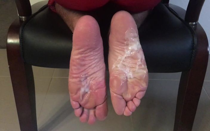 Manly foot: Go Ahead Jerk off and Ejaculate All Over My Feet -...