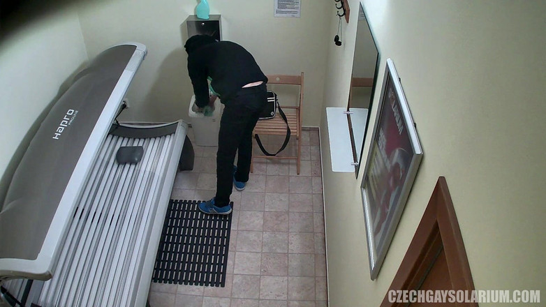 Czech Gay Solarium: Чеський гей-солярій 38, приватне шоу розірваного твінка