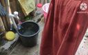 Anit studio: Indian Woman Washing Outside