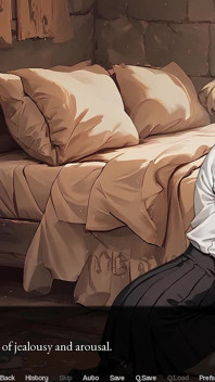 College of Mysteria : son copain se branle et regarde sa copine sucer le maître du dortoir qu’elle a fait une salope à sperme - épisode 8