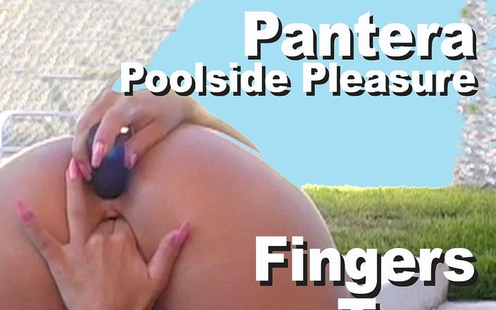 Picticon bondage and fetish: Pantera poolside fingers &amp;amp; toys all her holes