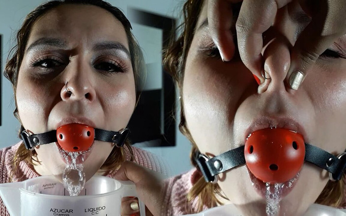 Selfgags Latina Bondage: Isi Tantangan Cup