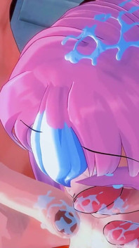 Mega Man X Dive's Nana primește o ejaculare multiplă pentru a sărbători debutul ei jucărie
