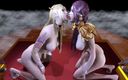 Soi Hentai: Queen and Princess Sever deepthroat - animazione Hentai 3D