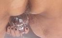Zilah Luz: BBW Latina Hairy Pussy GILF Peeing Pissing the Strongest, 1st Thing...